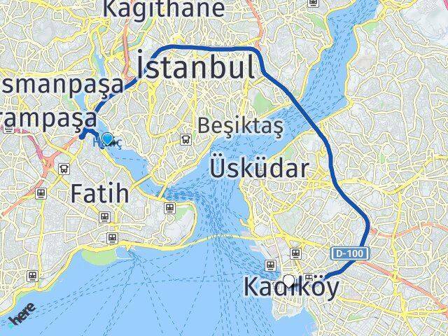Balat İskelesi Kadıköy Arası Kaç Km - Yol Tarifi