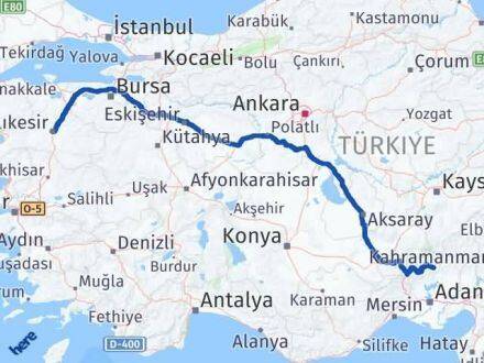 Balıkesir Aladağ Arası Kaç Km - Yol Tarifi