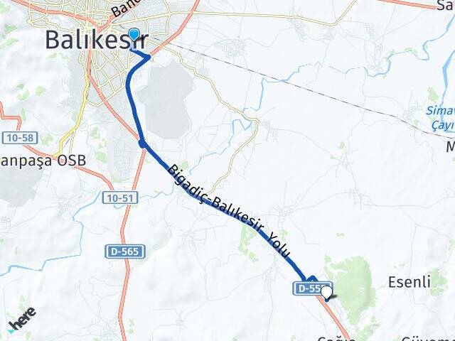 2.Gündoğan Balıkesir Üniversitesi Arası Kaç Km - Yol Tarifi
