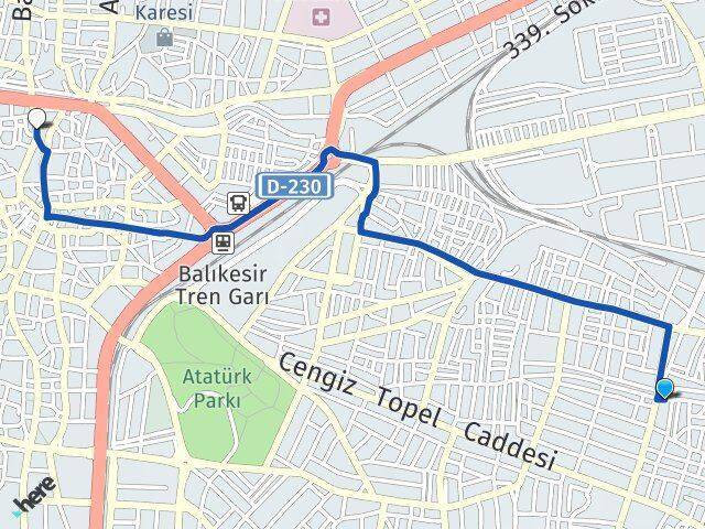 2.Gündoğan Karesi Arası Kaç Km - Yol Tarifi