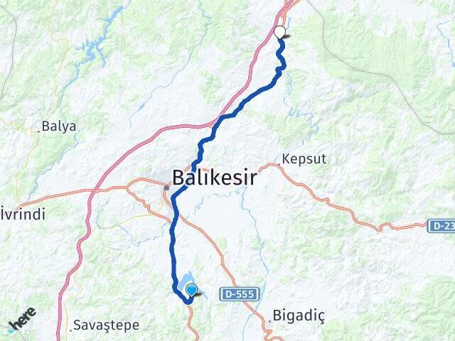 Akçaköy Balıkesir Otogarı Arası Kaç Km - Yol Tarifi