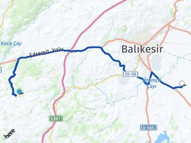 Balıkesir Altıeylül Atköy Altıeylül Arası Kaç Km - Yol Haritası
