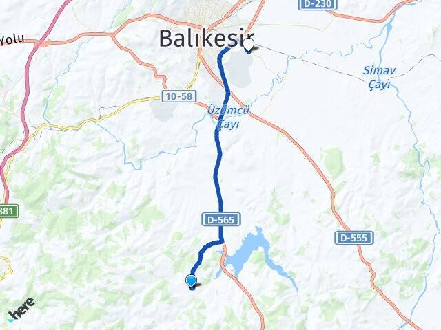 Bereketli Balıkesir Merkez Havalimanı Arası Kaç Km - Yol Tarifi