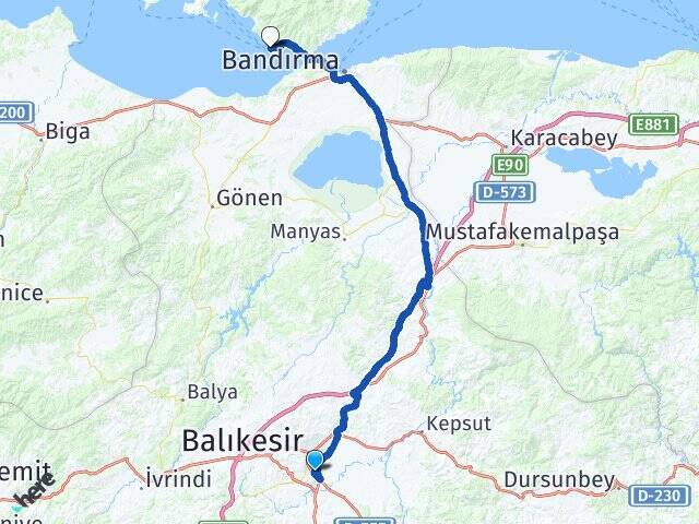 Çayırhisar Erdek Feribot Terminali Arası Kaç Km - Yol Tarifi