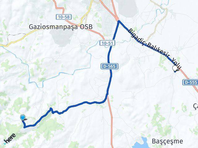 Dişbudak Altıeylül Arası Kaç Km - Yol Tarifi