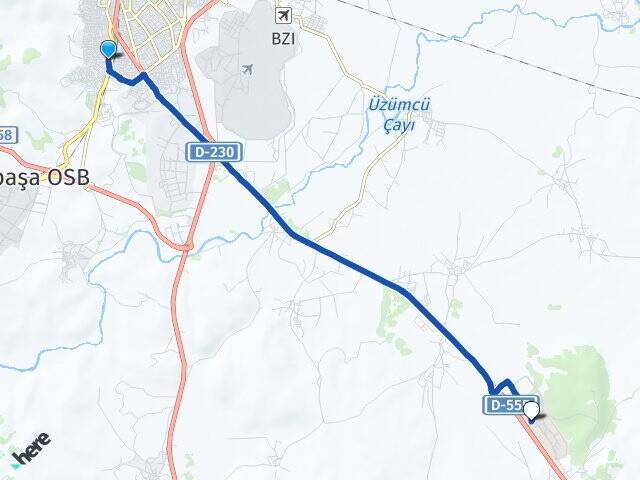 Gaziosmanpaşa Balıkesir Üniversitesi Arası Kaç Km - Yol Tarifi