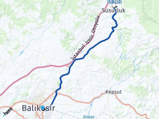Hasan Basri Çantay Balıkesir Otogarı Arası Kaç Km - Yol Tarifi