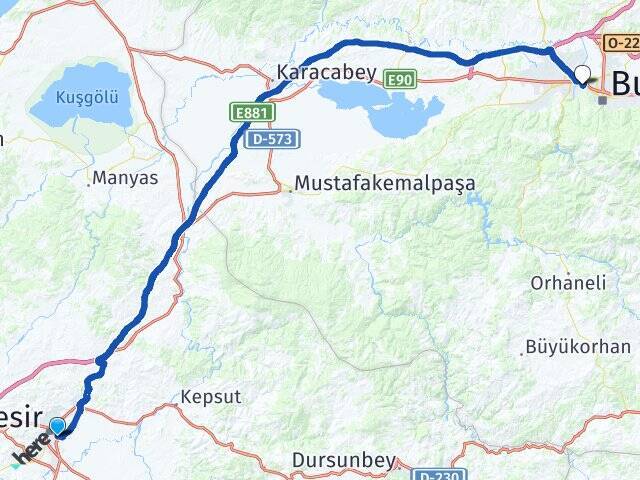 Hasan Basri Çantay Dikkaldırım Arası Kaç Km - Yol Tarifi