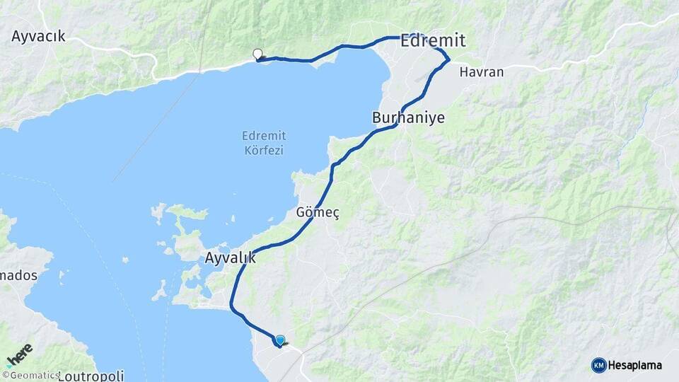 Altınova Altınoluk Arası Kaç Km - Yol Tarifi