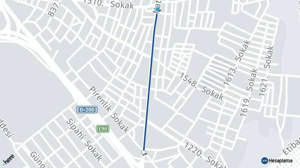 100.Yıl 600 Evler Arası Kaç Km - Yol Tarifi