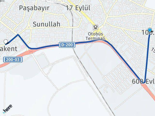 100.Yıl Paşakent Arası Kaç Km - Yol Tarifi