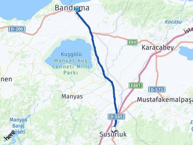 600 Evler Balıkesir Otogarı Arası Kaç Km - Yol Tarifi