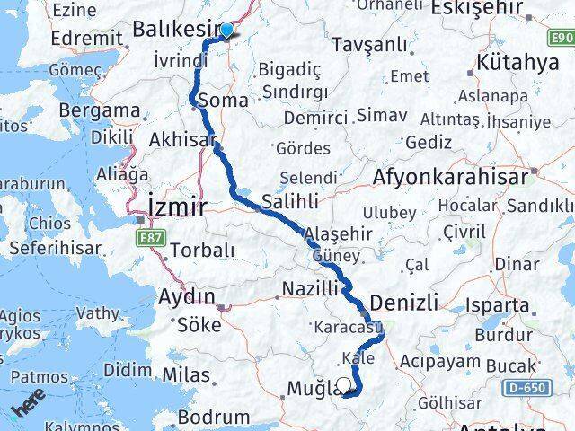 Balıkesir Beyağaç Arası Kaç Km - Yol Tarifi