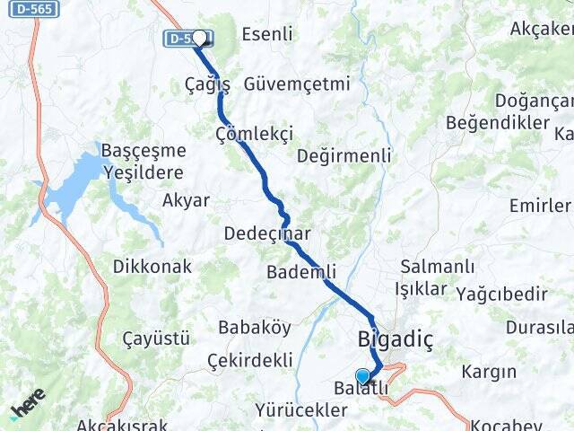 Balatlı Balıkesir Üniversitesi Arası Kaç Km - Yol Tarifi