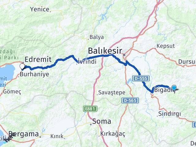 Okçular Koca Seyit Havalimanı Arası Kaç Km - Yol Tarifi