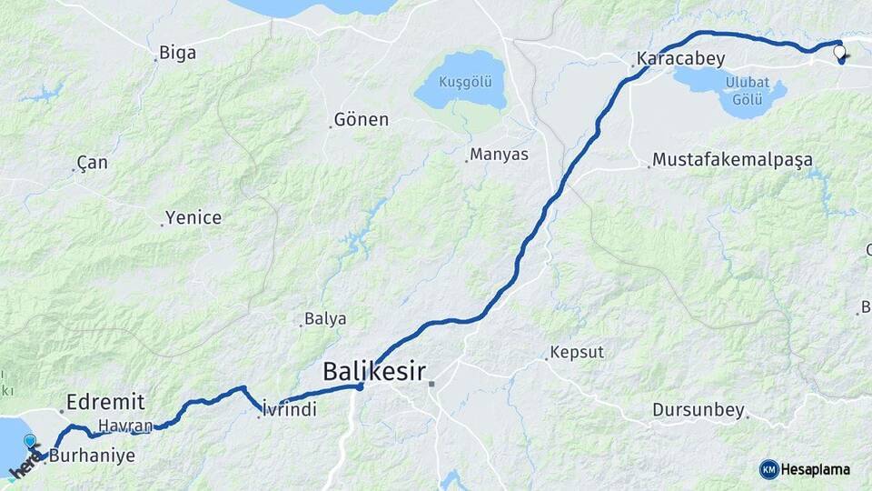 Bahçelievler Görükle Arası Kaç Km - Yol Tarifi