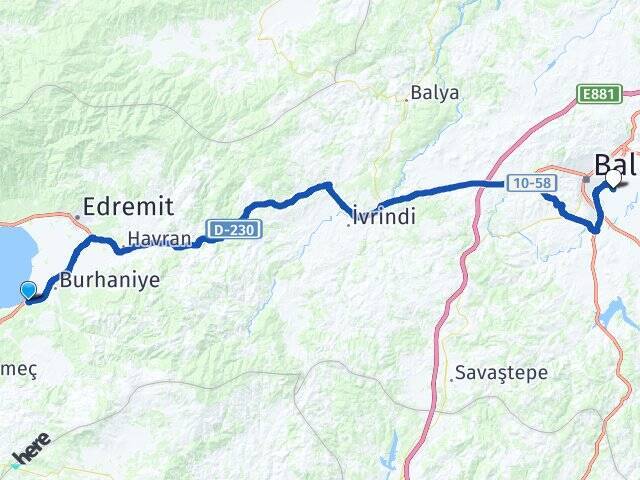 İskele Balıkesir Merkez Havalimanı Arası Kaç Km - Yol Tarifi