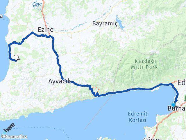 Ören Tavaklı Arası Kaç Km - Yol Tarifi
