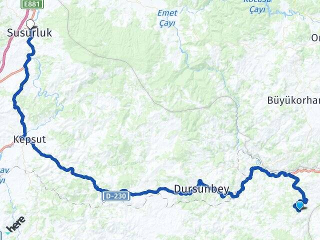 Alagüney Balıkesir Otogarı Arası Kaç Km - Yol Tarifi