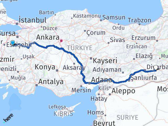 Balıkesir Dursunbey Batman Arası Kaç Km - Yol Haritası