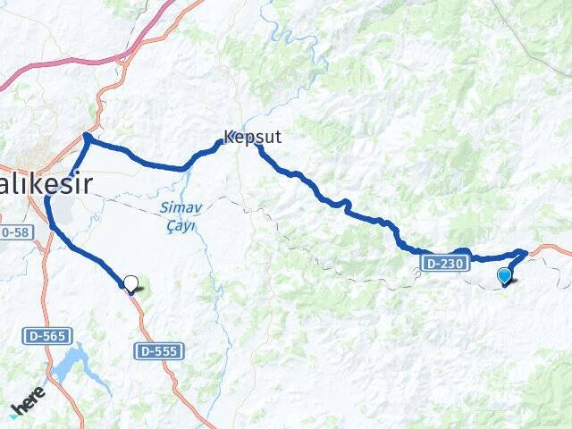 Gazellidere Balıkesir Üniversitesi Arası Kaç Km - Yol Tarifi