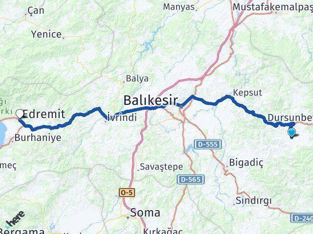 Göbül Edremit Arası Kaç Km - Yol Tarifi
