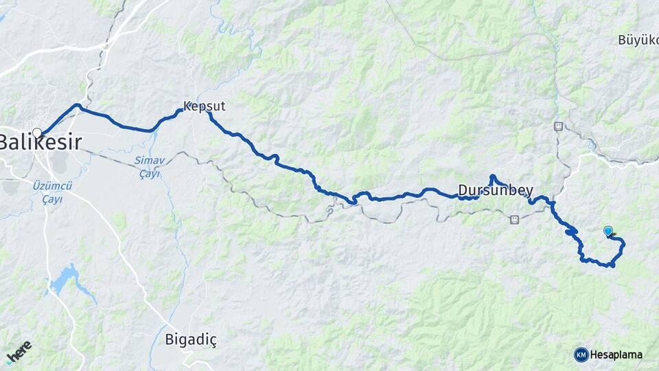 Poyracık Balıkesir Arası Kaç Km - Yol Tarifi