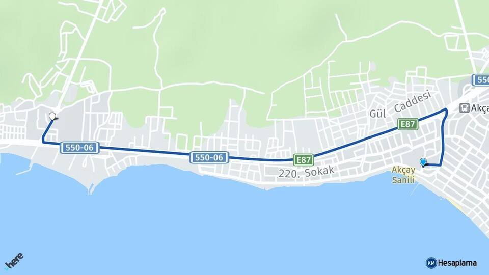 Akçay Güre Arası Kaç Km - Yol Tarifi