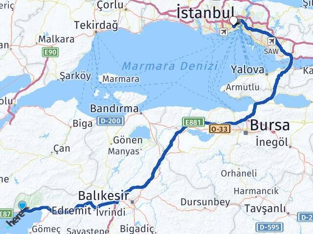 Altınoluk Doubletree By Hilton Istanbul Topkapi Arası Kaç Km - Yol Tarifi