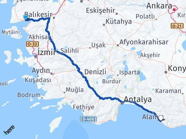 Altınoluk Gazipaşa Arası Kaç Km - Yol Tarifi