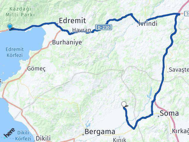 Altınoluk Göçbeyli Arası Kaç Km - Yol Tarifi