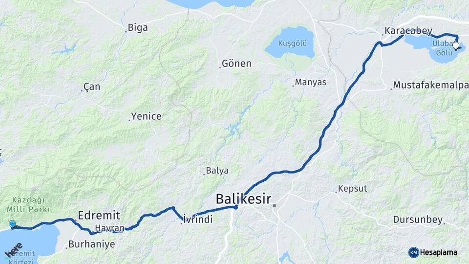 Altınoluk Gölyazı Arası Kaç Km - Yol Tarifi