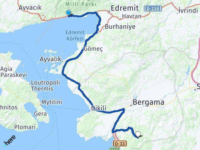Altınoluk İsmailli Arası Kaç Km - Yol Tarifi