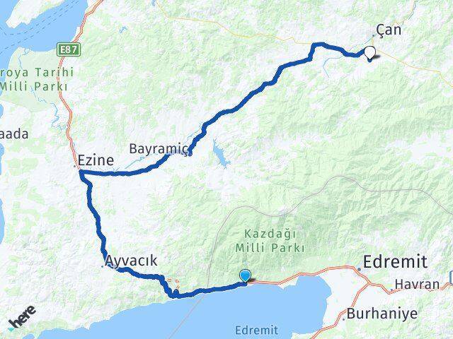 Altınoluk Karakoca Arası Kaç Km - Yol Tarifi