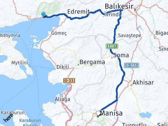 Altınoluk Manisa Arası Kaç Km - Yol Tarifi