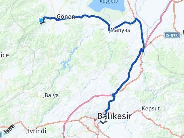 Atıcıoba Balıkesir Merkez Havalimanı Arası Kaç Km - Yol Tarifi