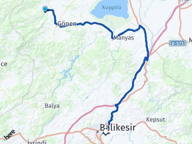 Dereköy Balıkesir Merkez Havalimanı Arası Kaç Km - Yol Tarifi