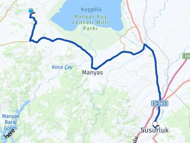 Ilıcak Balıkesir Otogarı Arası Kaç Km - Yol Tarifi