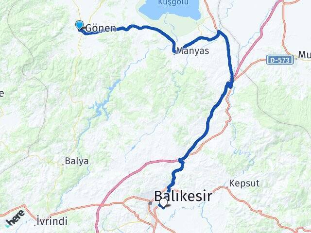 Karşıyaka Balıkesir Merkez Havalimanı Arası Kaç Km - Yol Tarifi