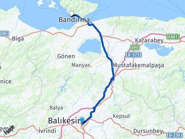 Ege Erdek Feribot Terminali Arası Kaç Km - Yol Tarifi