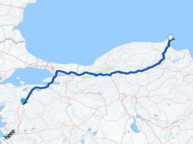 Karesi Sinop Arası Kaç Km - Yol Tarifi