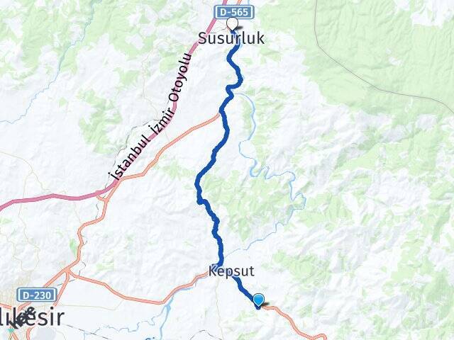Bağtepe Balıkesir Otogarı Arası Kaç Km - Yol Tarifi