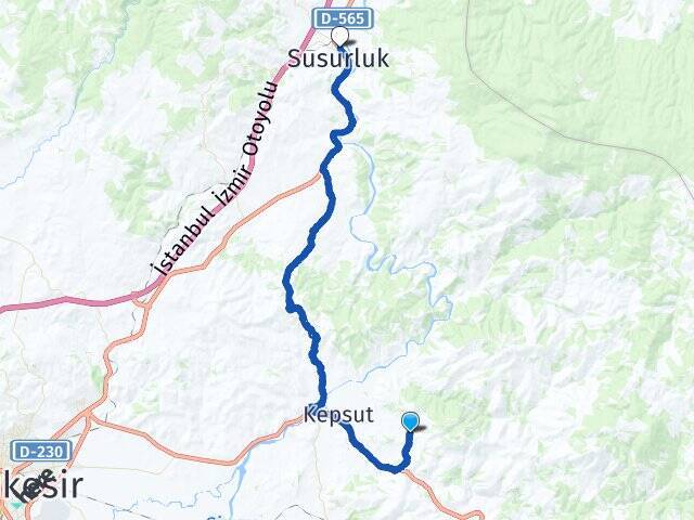 Beyköy Balıkesir Otogarı Arası Kaç Km - Yol Tarifi