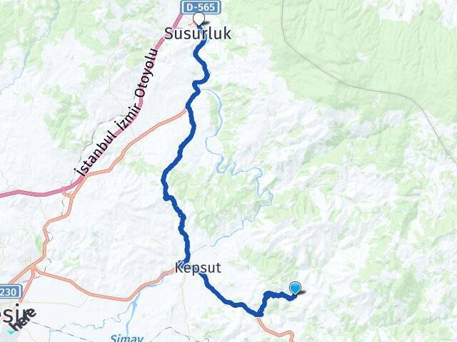 Danahisar Balıkesir Otogarı Arası Kaç Km - Yol Tarifi
