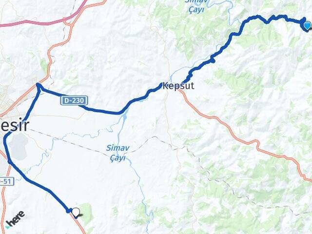 Gökköy Balıkesir Üniversitesi Arası Kaç Km - Yol Tarifi