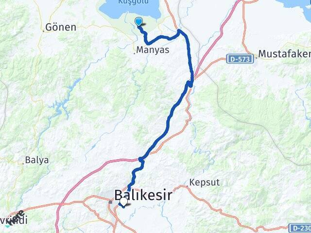 Kızıksa Balıkesir Merkez Havalimanı Arası Kaç Km - Yol Tarifi