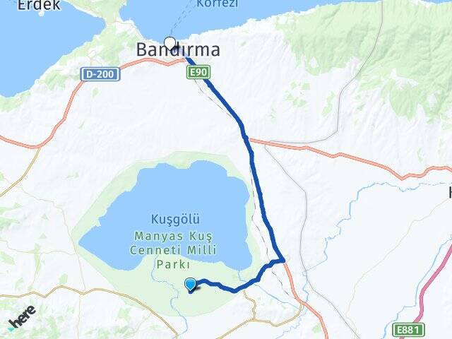 Kızıksa Bandırma Tren Garı Arası Kaç Km - Yol Tarifi