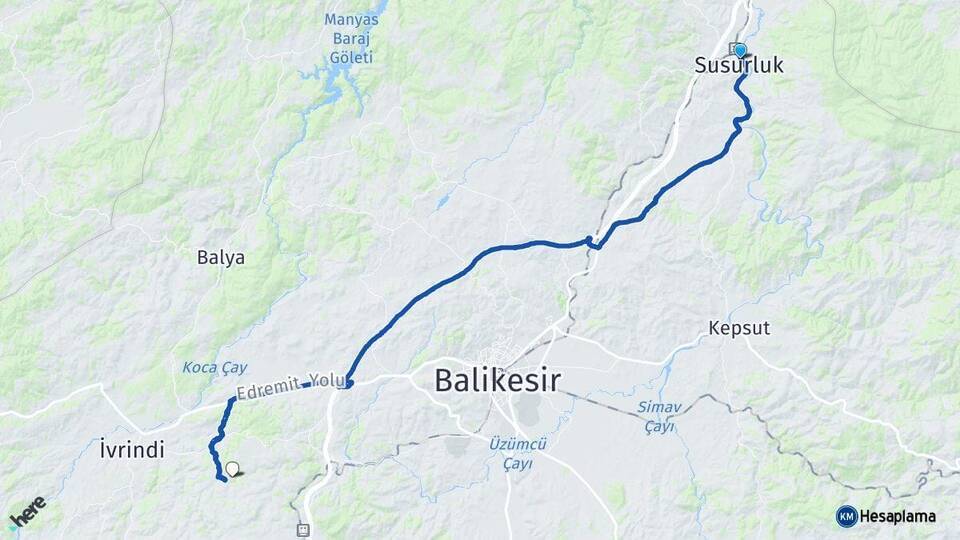 Balıkesir Otogarı Altıeylül Arası Kaç Km - Yol Tarifi