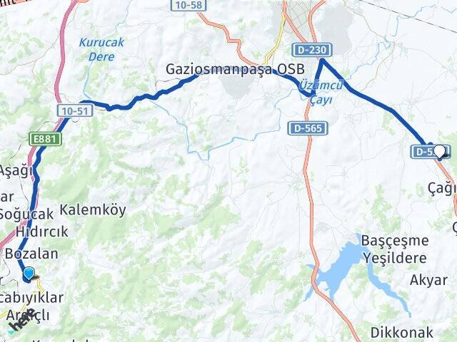 Çamurlu Balıkesir Üniversitesi Arası Kaç Km - Yol Tarifi