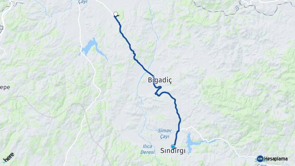 Balıkesir Sındırgı Balıkesir Üniversitesi Arası Kaç Km - Yol Haritası